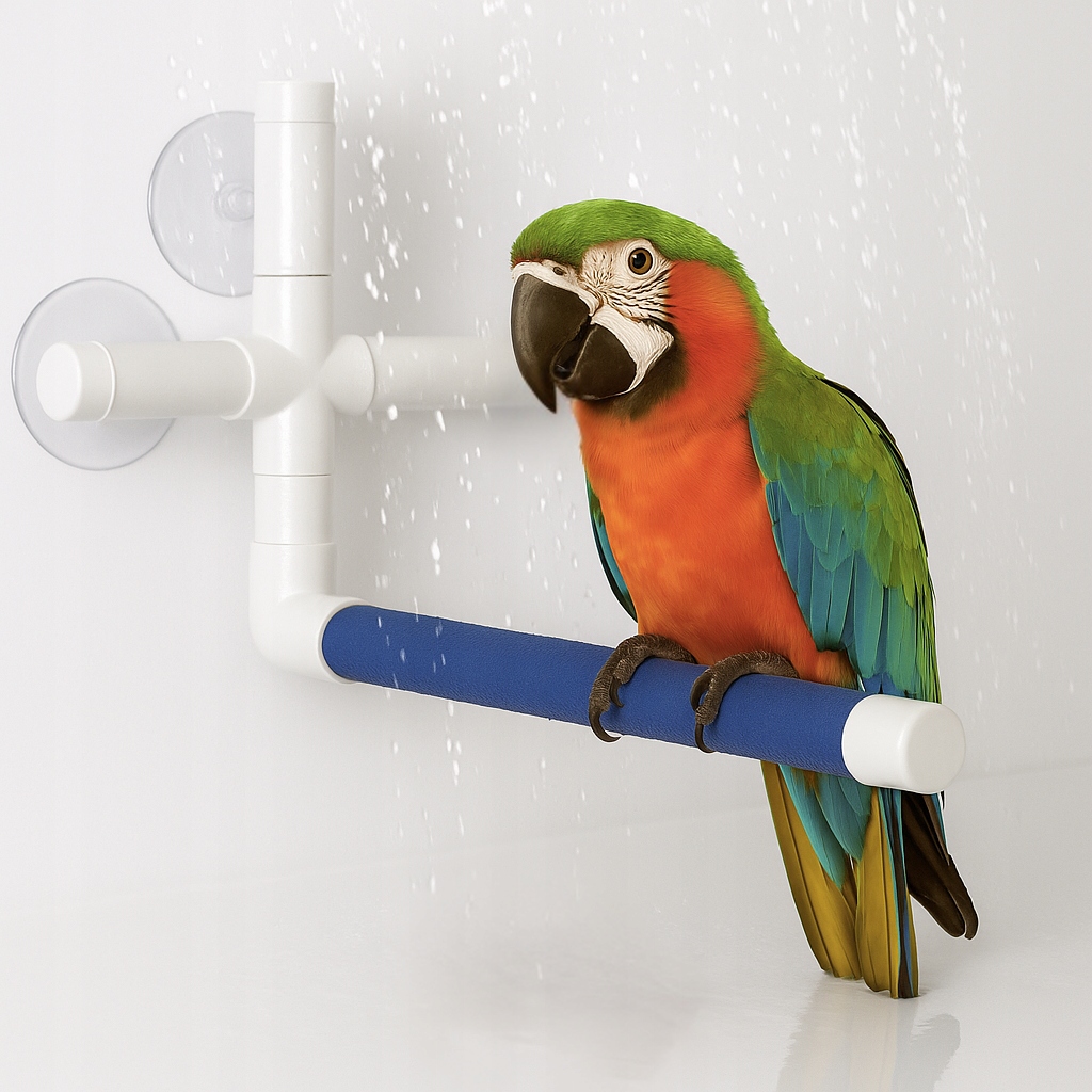 Žerď pod sprchu XL – pro velké papoušky