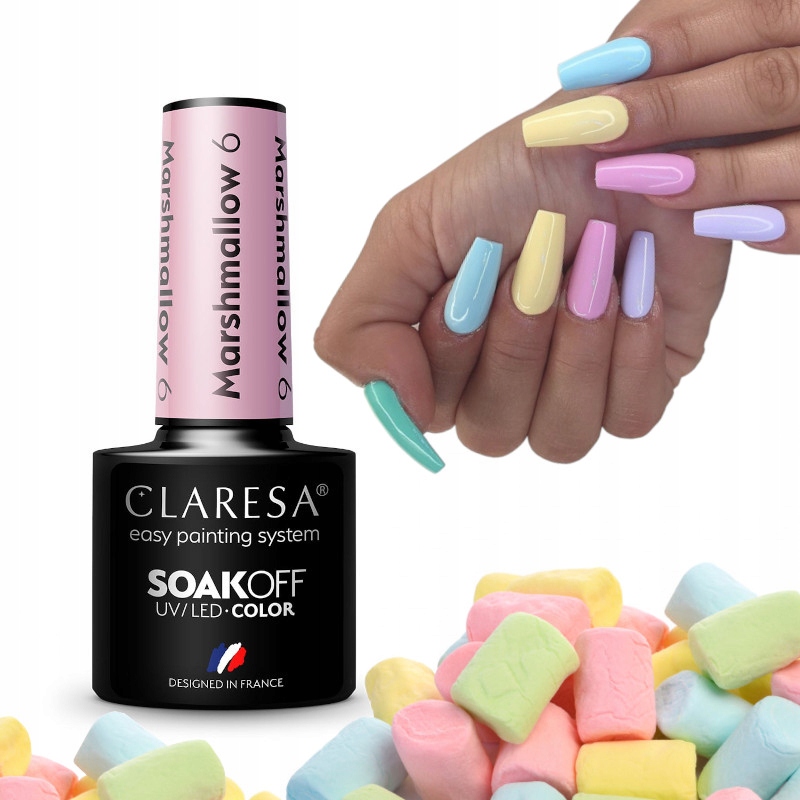 

Claresa Lakier Hybrydowy 6 Marshmallow Pastele 5g