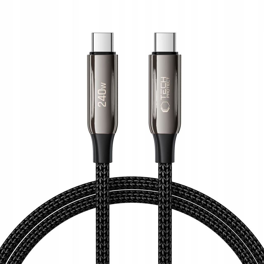 Tech- Protect UB10T Ultraboost Type- C Cable Pd 240W QC4. 0 100CM Black