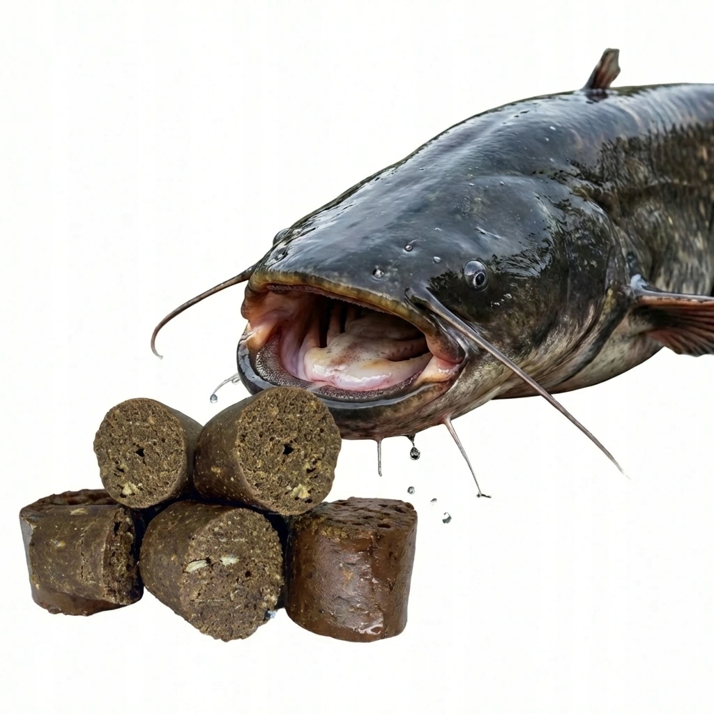 Lk Baits Pelety sumowe Catfish Pellet Crushed Fish 38mm, 6 sztuk