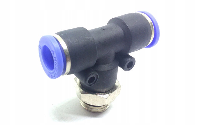 

Trójnik wtykowy typ T fi 8mm z gwintem 1/4"Z