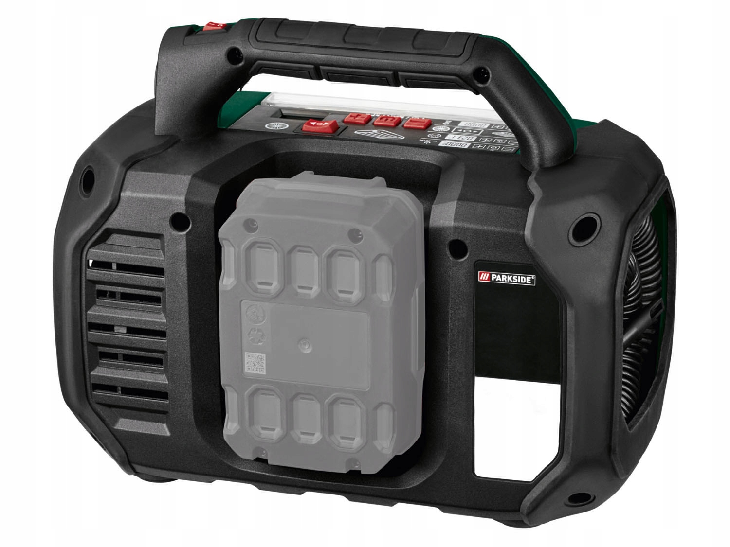 AKUMULATOROWY KOMPRESOR SAMOCHODOWY POMPKA DO MATERACA SPRĘŻARKA PARKSIDE Model PKA 20-LI