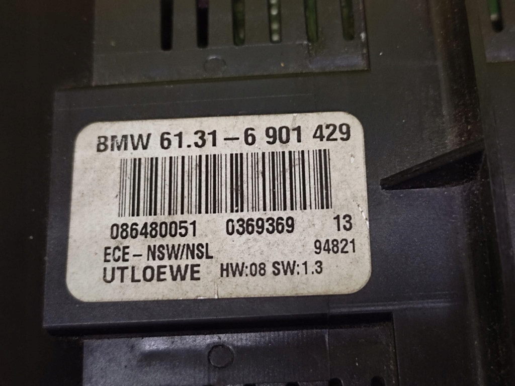 BMW E46 Schalter Leuchten 61316901429