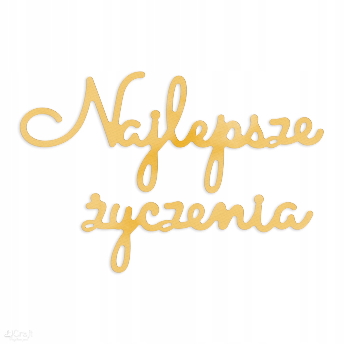 Wykrojnik Dp Craft Najlepsze Życzenia