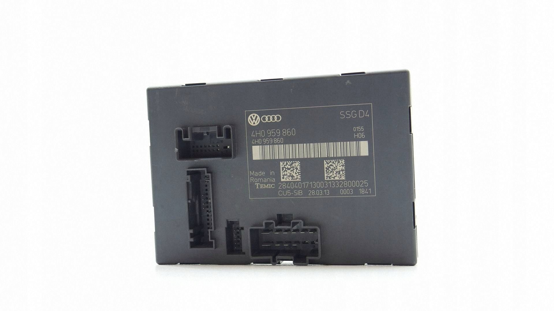 Module STERONIK Siège Arrière AUDI A8 D4 4H 4H0959860