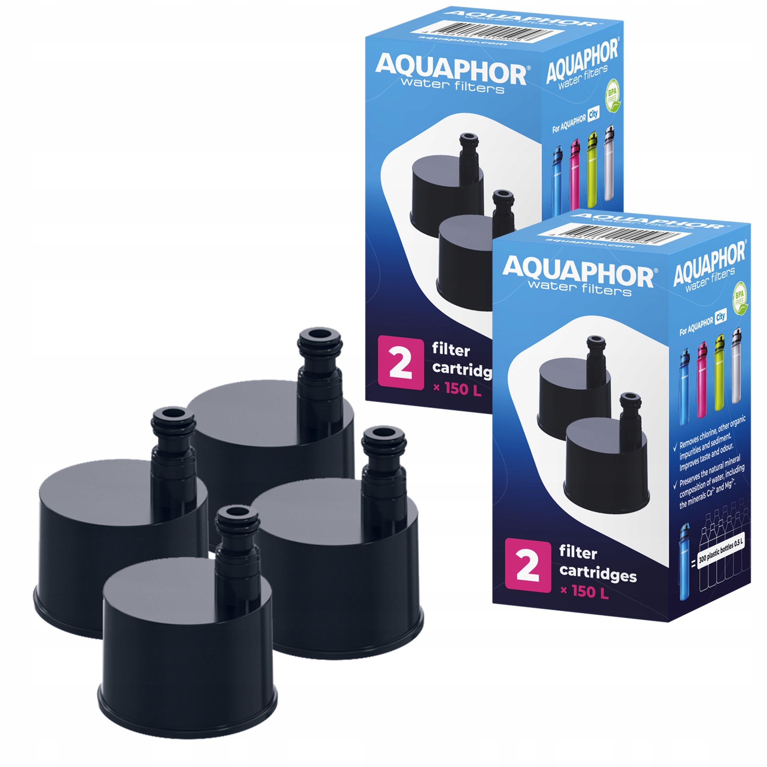 

Wkład filtr wody do butelki Aquaphor City 4 szt.