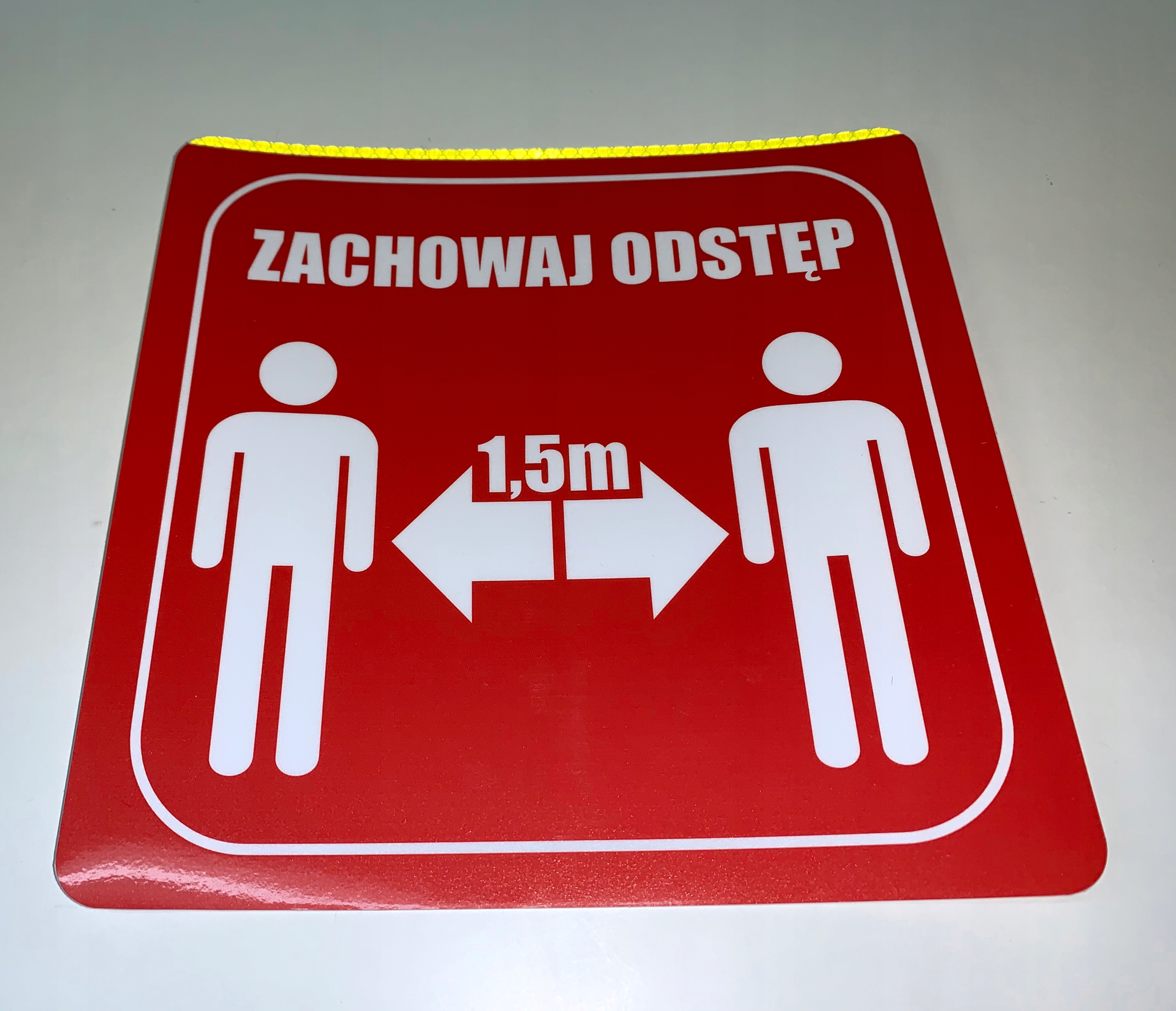 Tabliczka Informacyjna Zachowaj odstęp 1,5 metra Marka inna