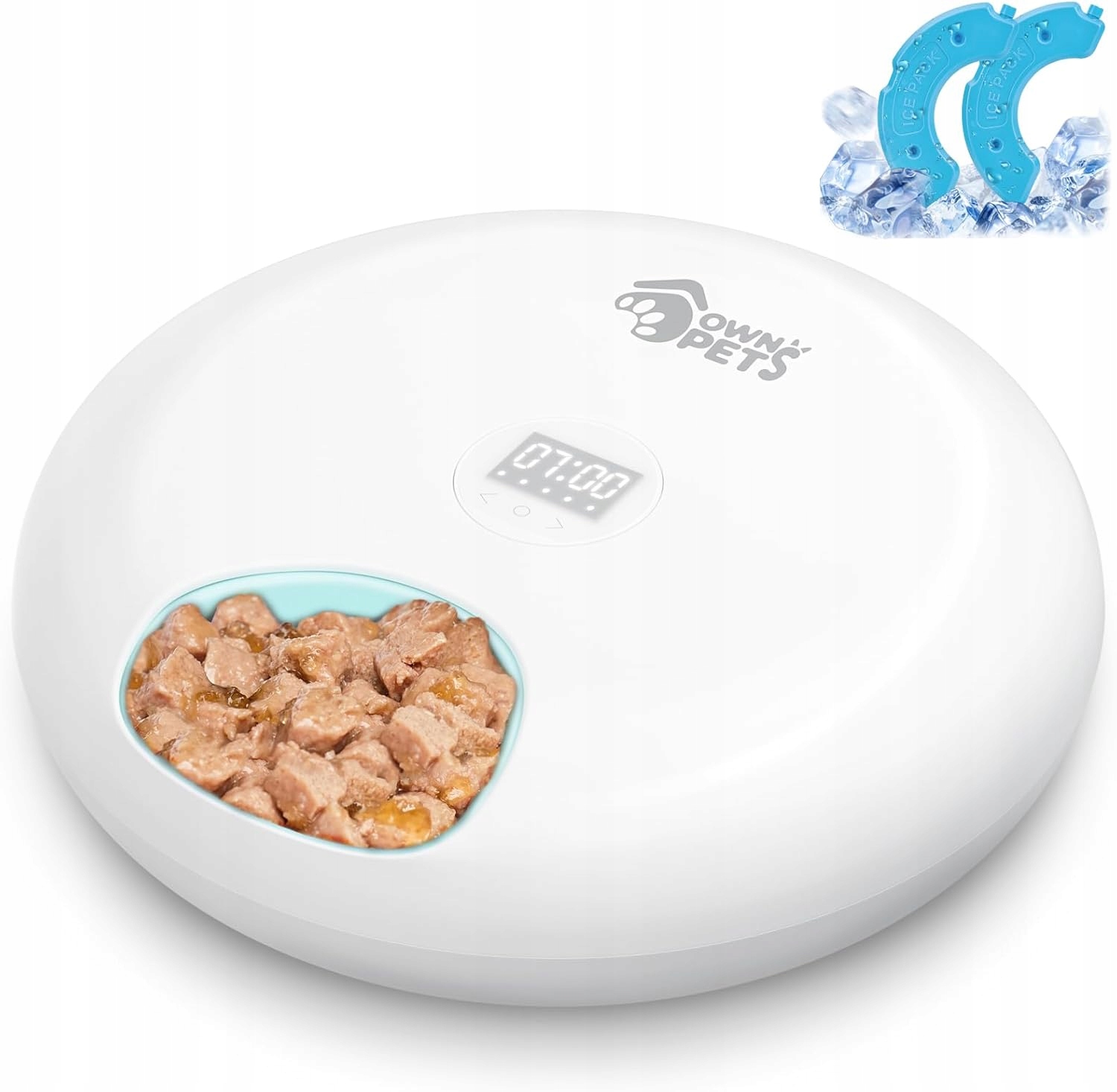 Levně Ownpets automatický dávkovač pro mokré i suché krmivo a 6 jídel