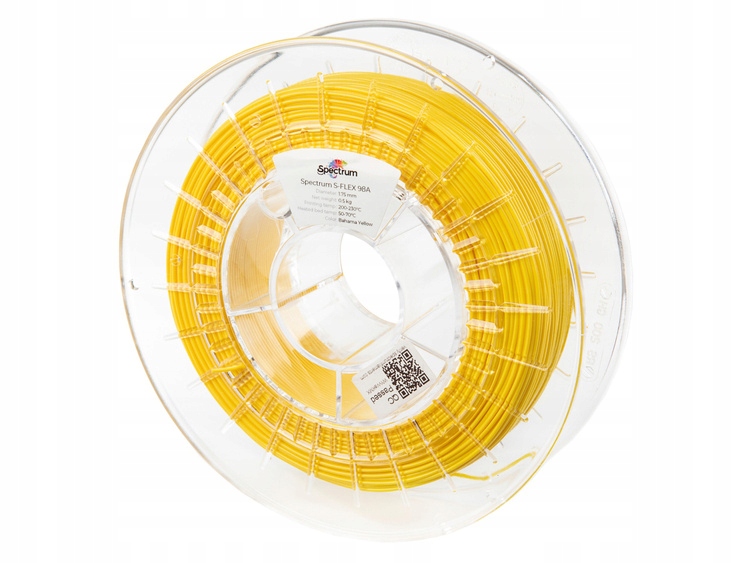 Filament Spectrum S-flex 98A 1.75 mm Bahama Yellow 0.5 kg Žlutý
