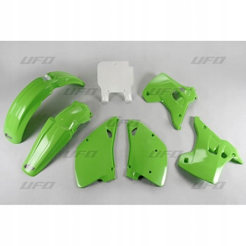 Ufo Sada Plastov Kawasaki Kx 125 250 '92 Farba Oem (zelená/biela)