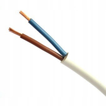 2x Bytový Kabel H03VV-F Omy 2X0,75BÍLÝ 300V 100.0 Mb E113BC-YY