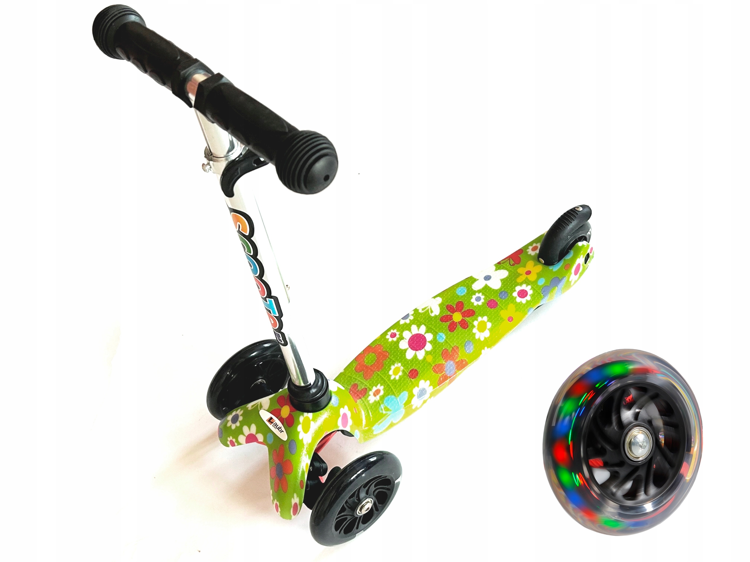 

Hulajnoga 3 kołowa balansowa MIDI Kwiatki Sf