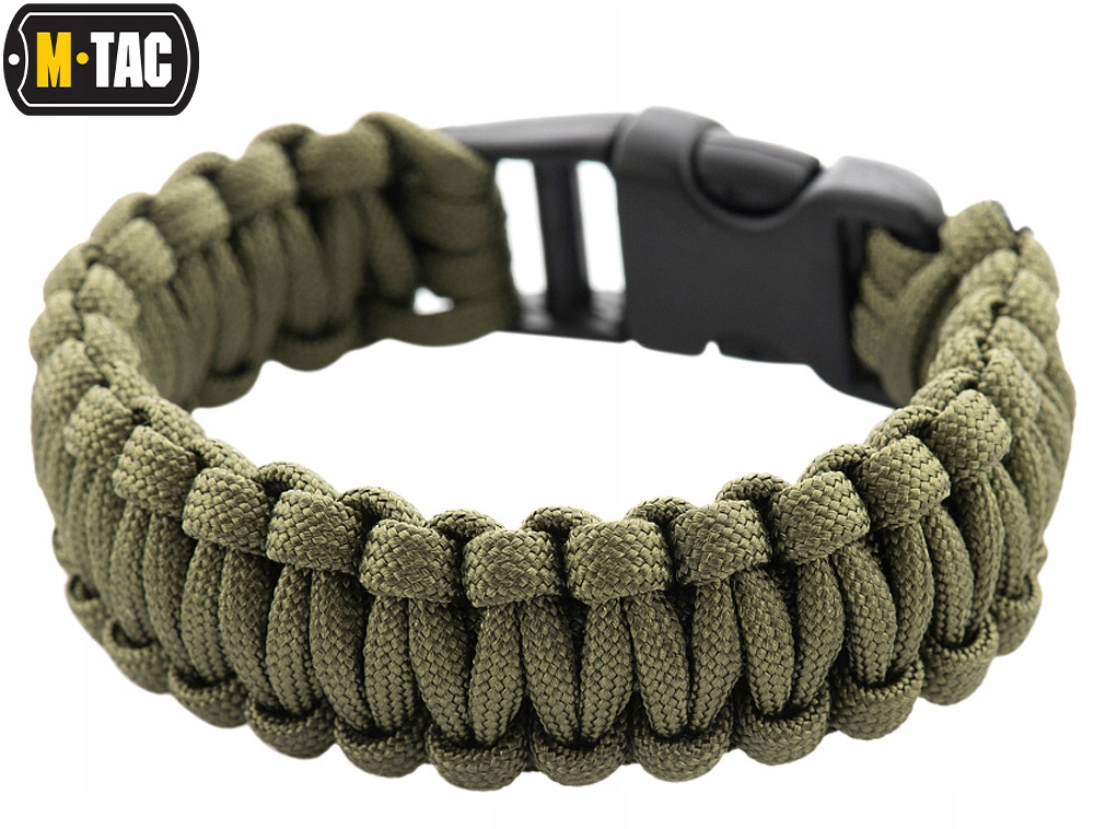 BRANSOLETKA PARACORD SURVIVAL M-TAC OLIVE L Marka M-Tac