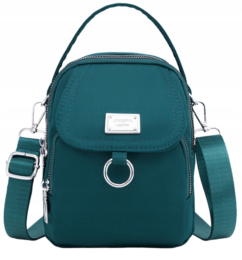 TOREBKA SASZETKA DAMSKA ELEGANCKA NA RAMIĘ WIELOKOMOROWA SUPER JAKOŚĆ ETUI Marka inna