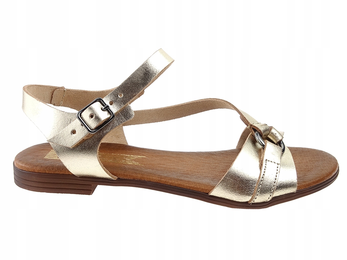 

Lemar sandały buty 40182 złote, skóra New 38