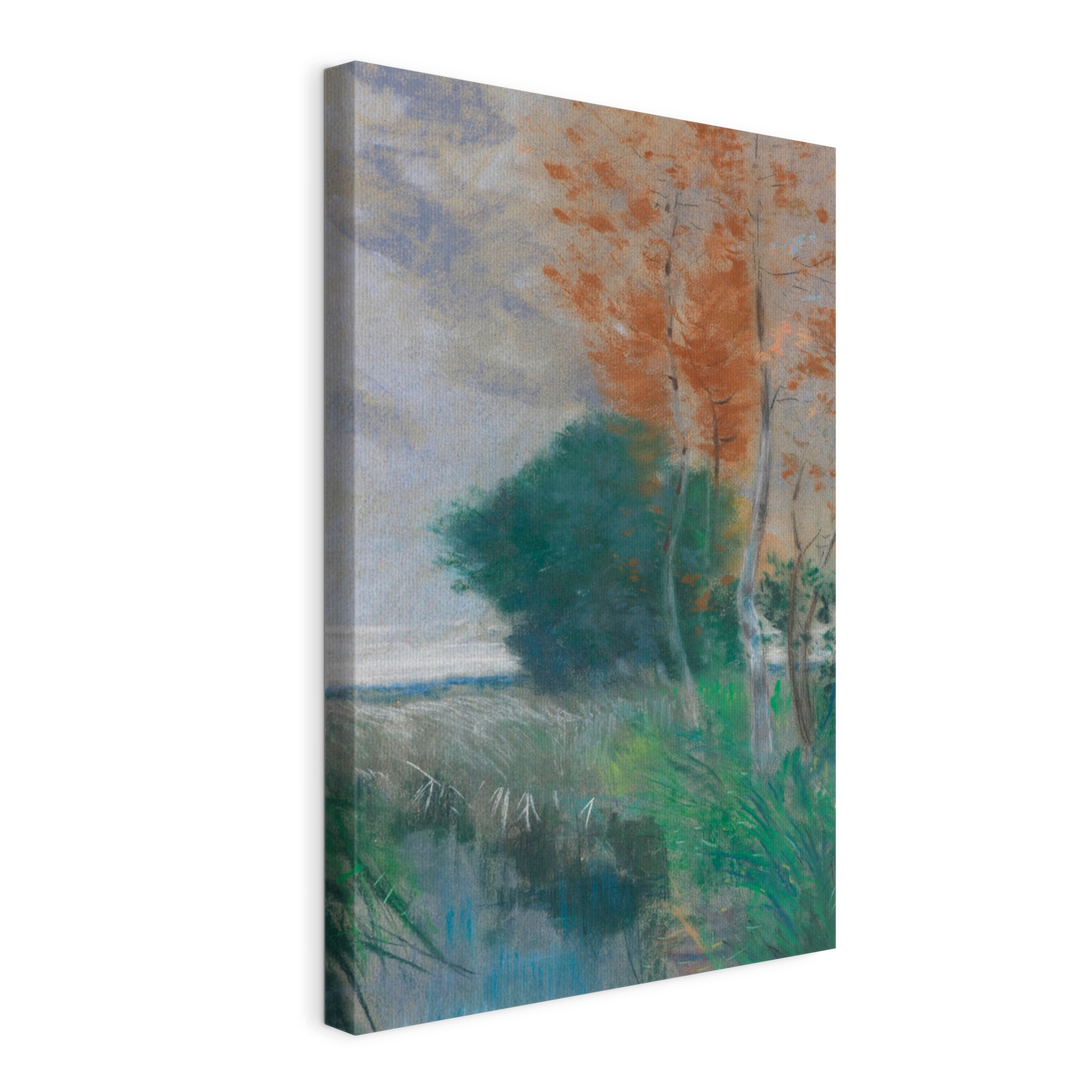 Obraz na plátně K. Hagemeister Pobřežní krajina Marchie 60x90 cm