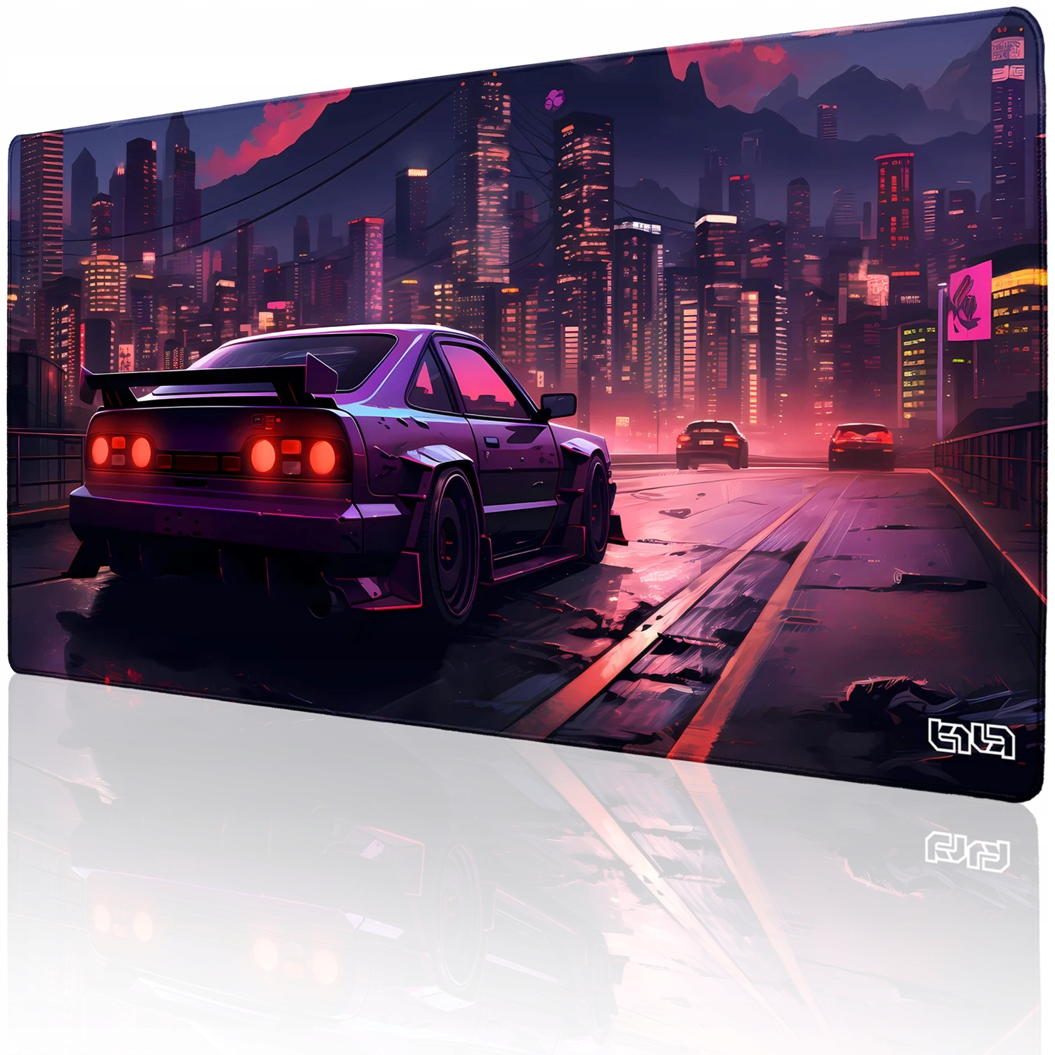 Podkładka Pod Mysz Gamingowa Yokohama Nocą 100x50 Tilt Wytrzymała