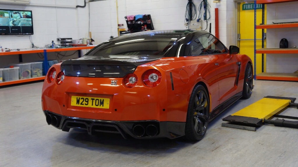 HEXIS Folia PAPAYA ORANGE GLOSS 152cm x 100cm Length 50 cm