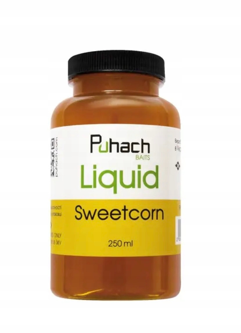 Liquid Puhach Baits 250 ML – Sweetcorn Słodka kukurydza