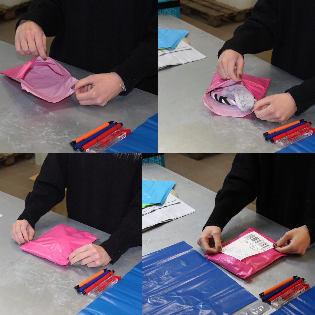 FOLIOPAKI KURIERSKIE RÓŻOWE FOLIOPAK 310x420 50szt KOPERTY FOLIOWE A3 Liczba sztuk 50 szt.