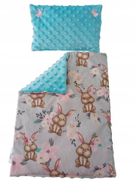 POŚCIEL DLA LALEK KOMPLET DO WÓZKA ŁÓŻECZKA