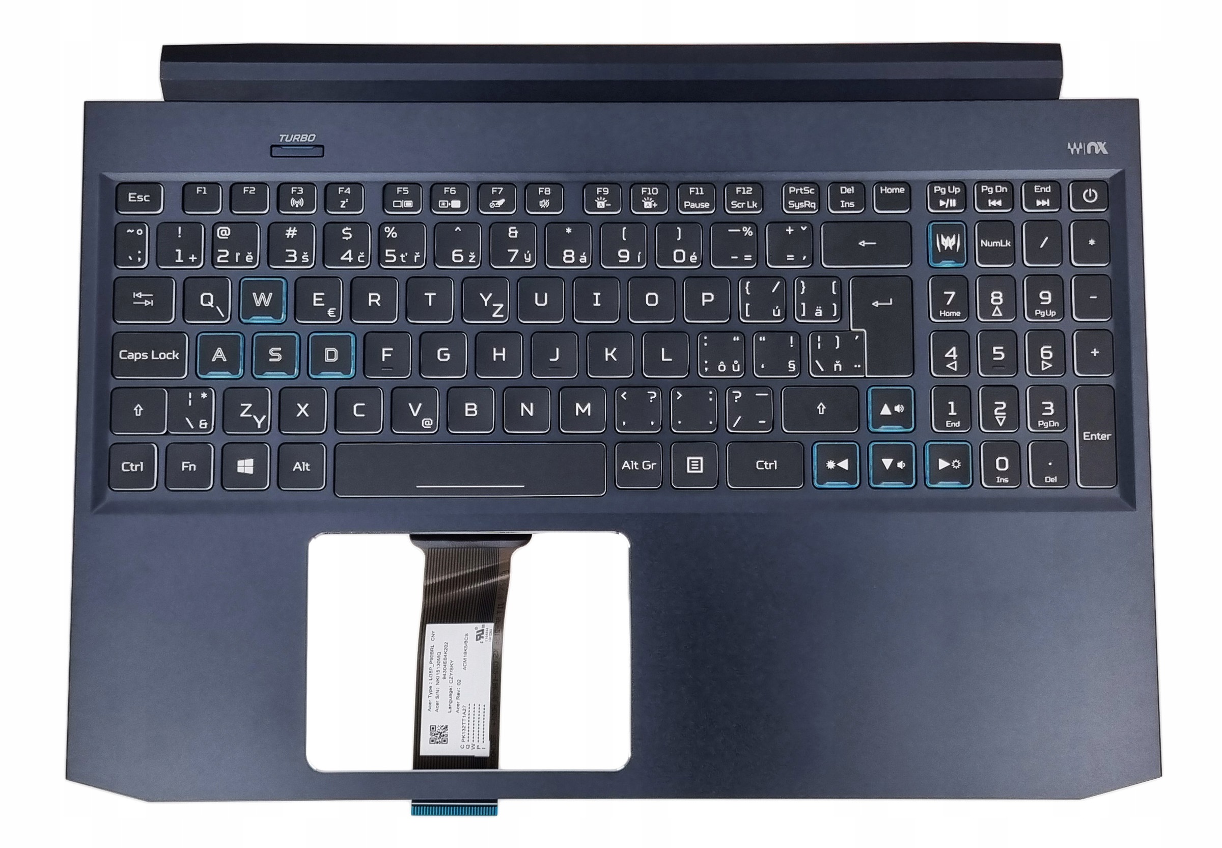 Nowa Obudowa Klawiatura Acer Predator Triton 300 PT315-51 Czeska