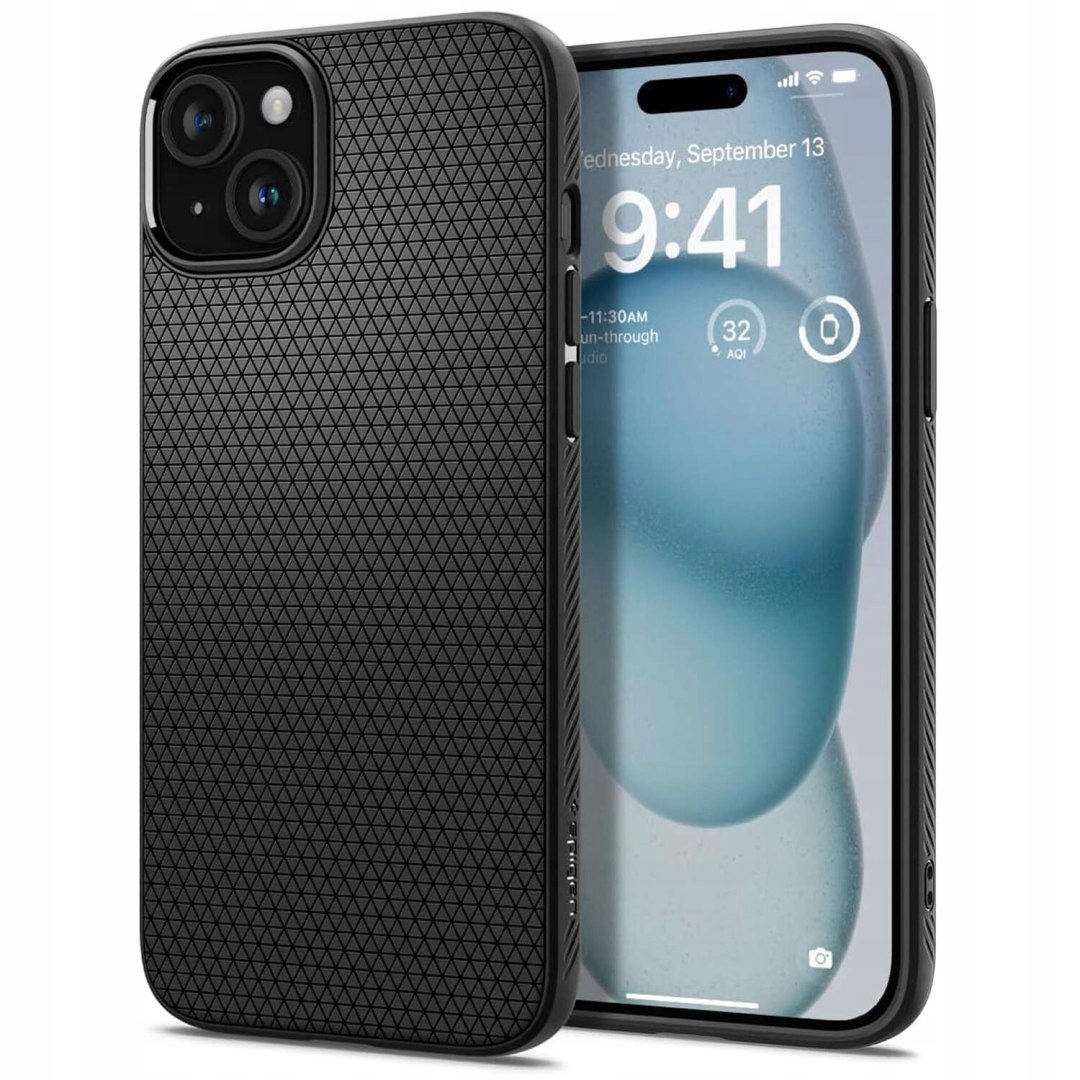 Etui do iPhone 15 Plus Spigen Liquid Air Case obudowa plecki ochronne Matte