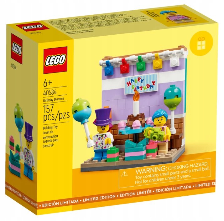 Lego Creator 40584 Narozeninová Diorama Stavebnice na Narozeniny dort jako dárek