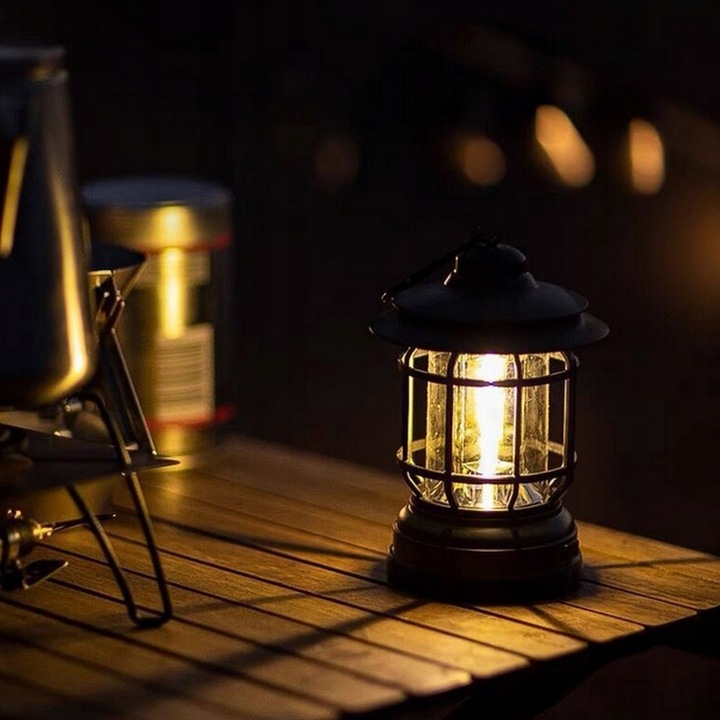 Lampka kempingowa LED AKU 18650 CAMPING LAMPA COB USB ładowana LT24 Marka Verk Group