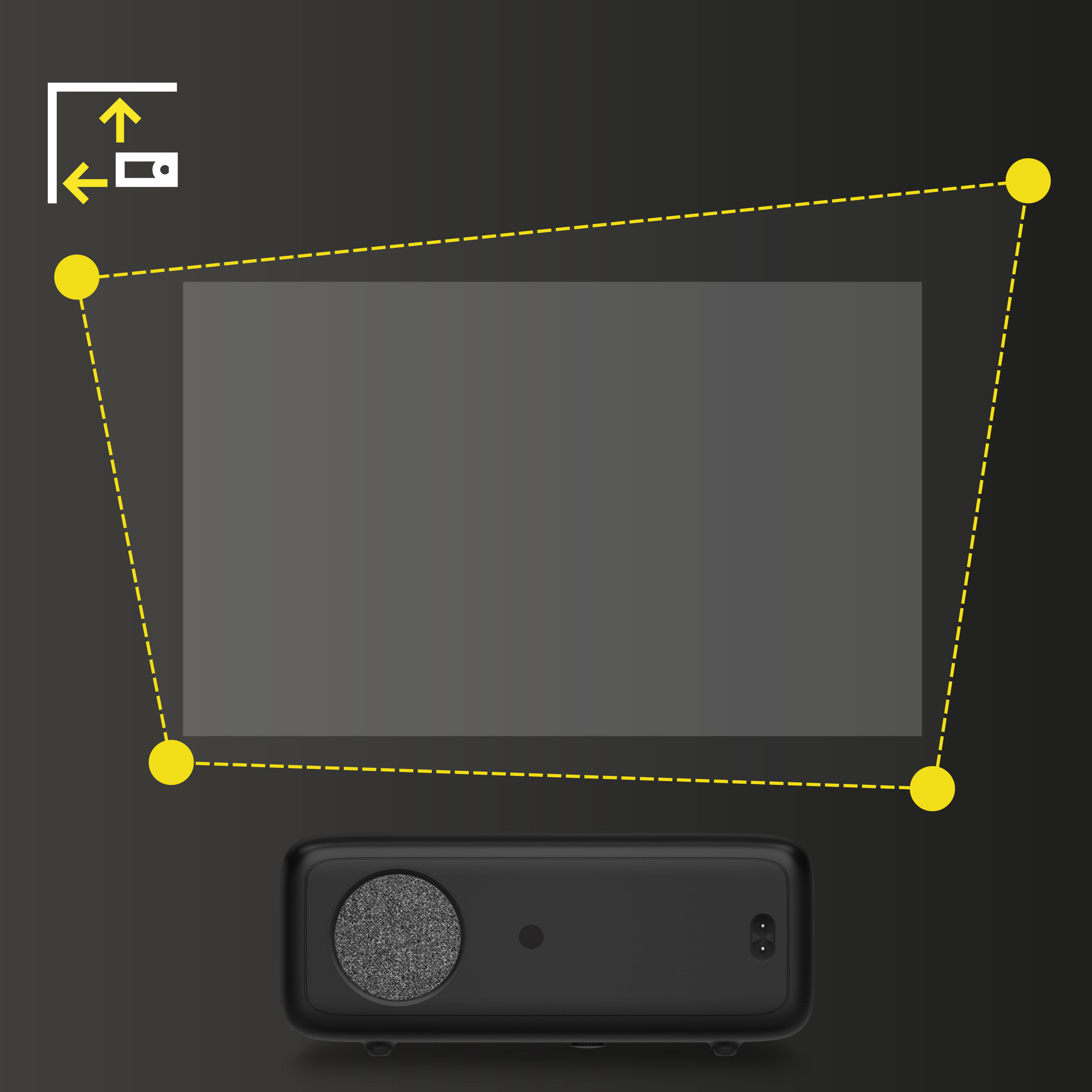 PROJEKTOR RZUTNIK FULL HD TV ZOOM ANDROID WiFi BLUETOOTH HDMI 16:9 1080p Model Multipic 4.2