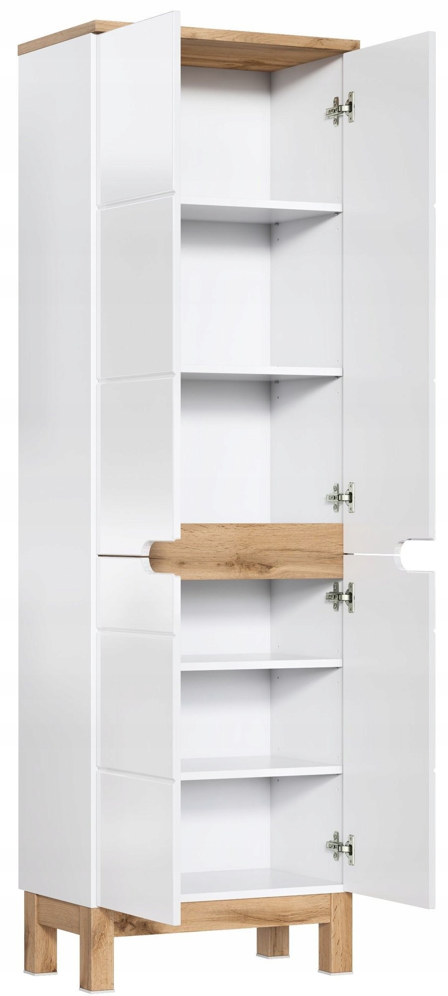 ZESTAW MEBLI ŁAZIENKOWYCH BALI 100 CM BIAŁY Kolor frontów biały