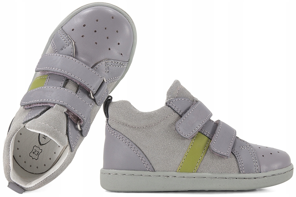 

Renbut 13-1429 Trzewiki Półbuty Dziecięce szare 24