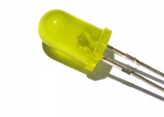 

Dioda led 3mm żółta dyfuz. 20mA za 10szt