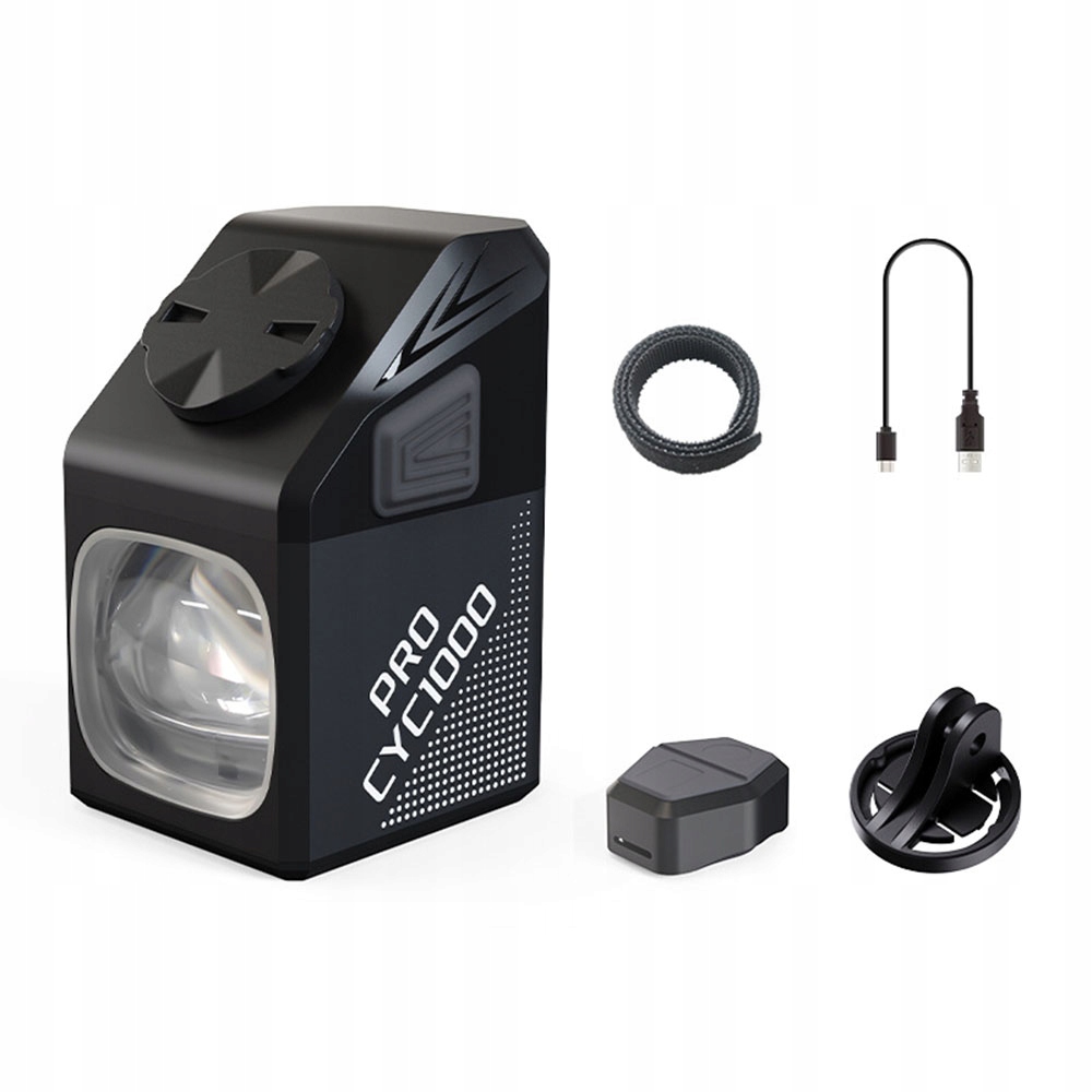 Lampka Rowerowa Latarka Led Przód Na Usb Na Rower Kierownicę Mocna 1000LM