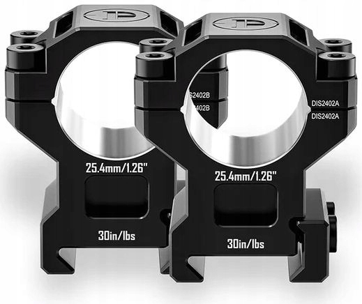 Montaż do Lunety picatinny Discovery Optics dwuczęściowy 25,4mm1.26" Średni