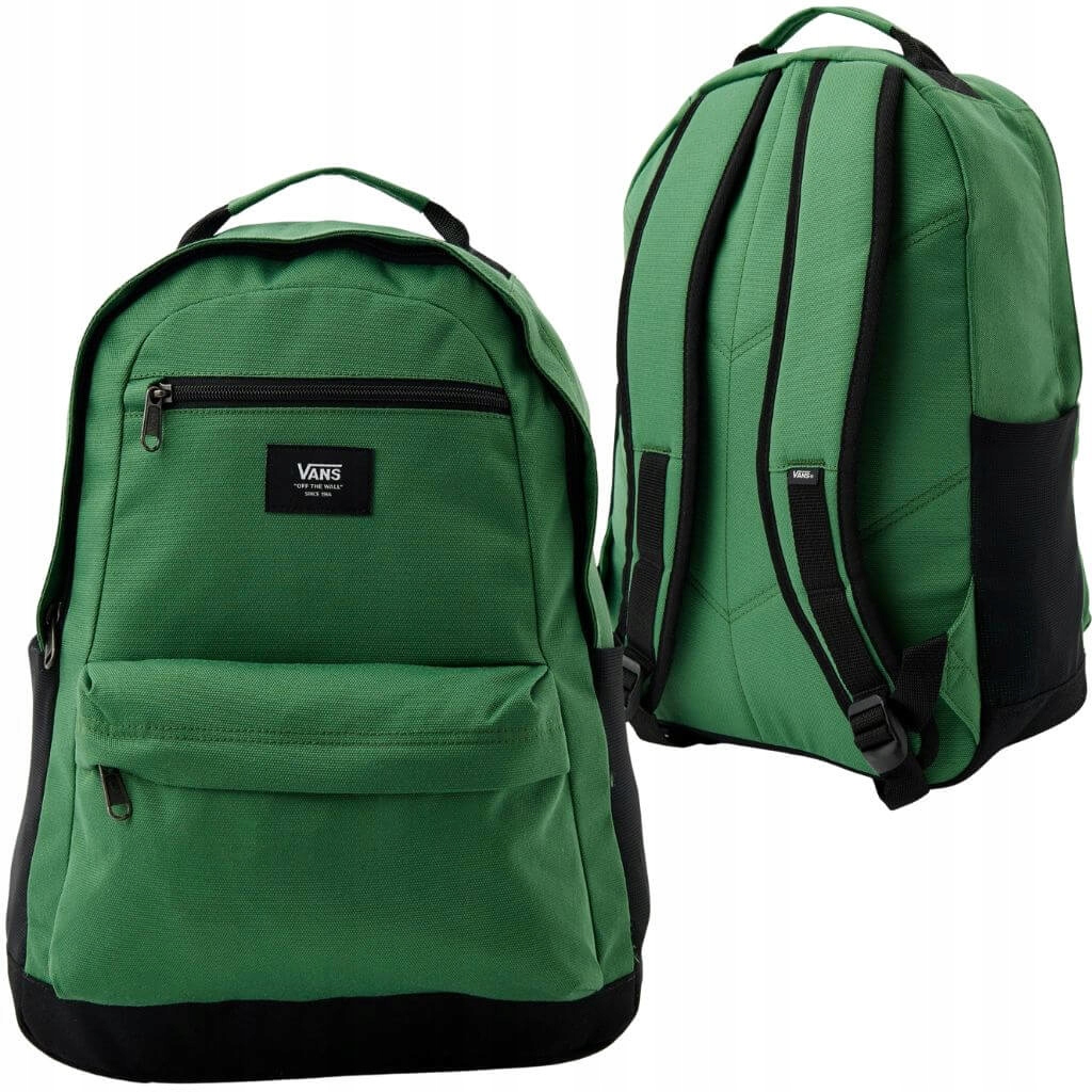 Batoh Vans Startle zeleno-černý městský notebook streetwear pro mládež 22L
