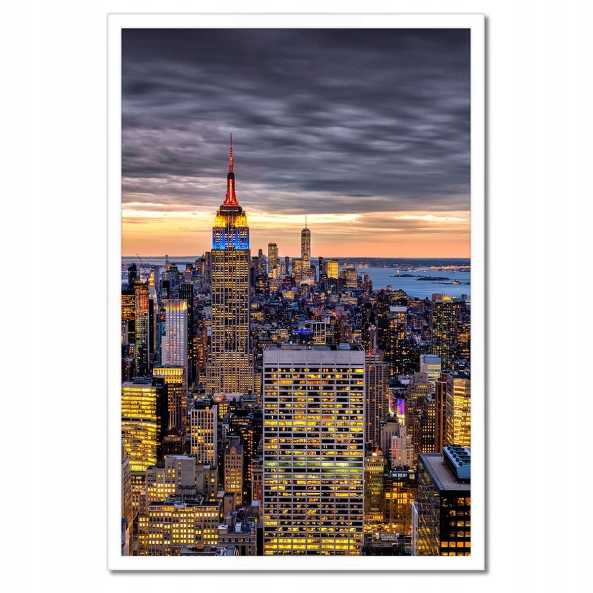 Plakáty v rámu 40x60 New York Pohled shora