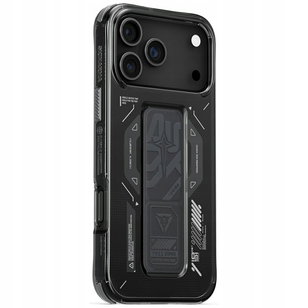 Etui Skinarma Helio do iPhone 17 Pro Max Magnetic Charging Grip Stand gra