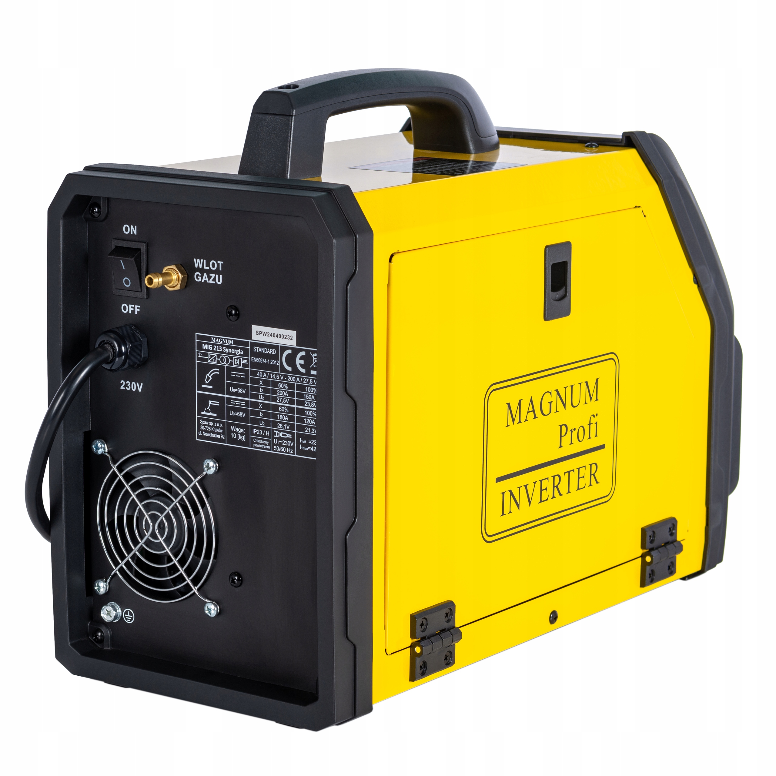 MIGOMAT SPAWARKA MAGNUM MIG 213 MMA TIG SYNERGIA 200A PÓŁAUTOMAT Marka Magnum