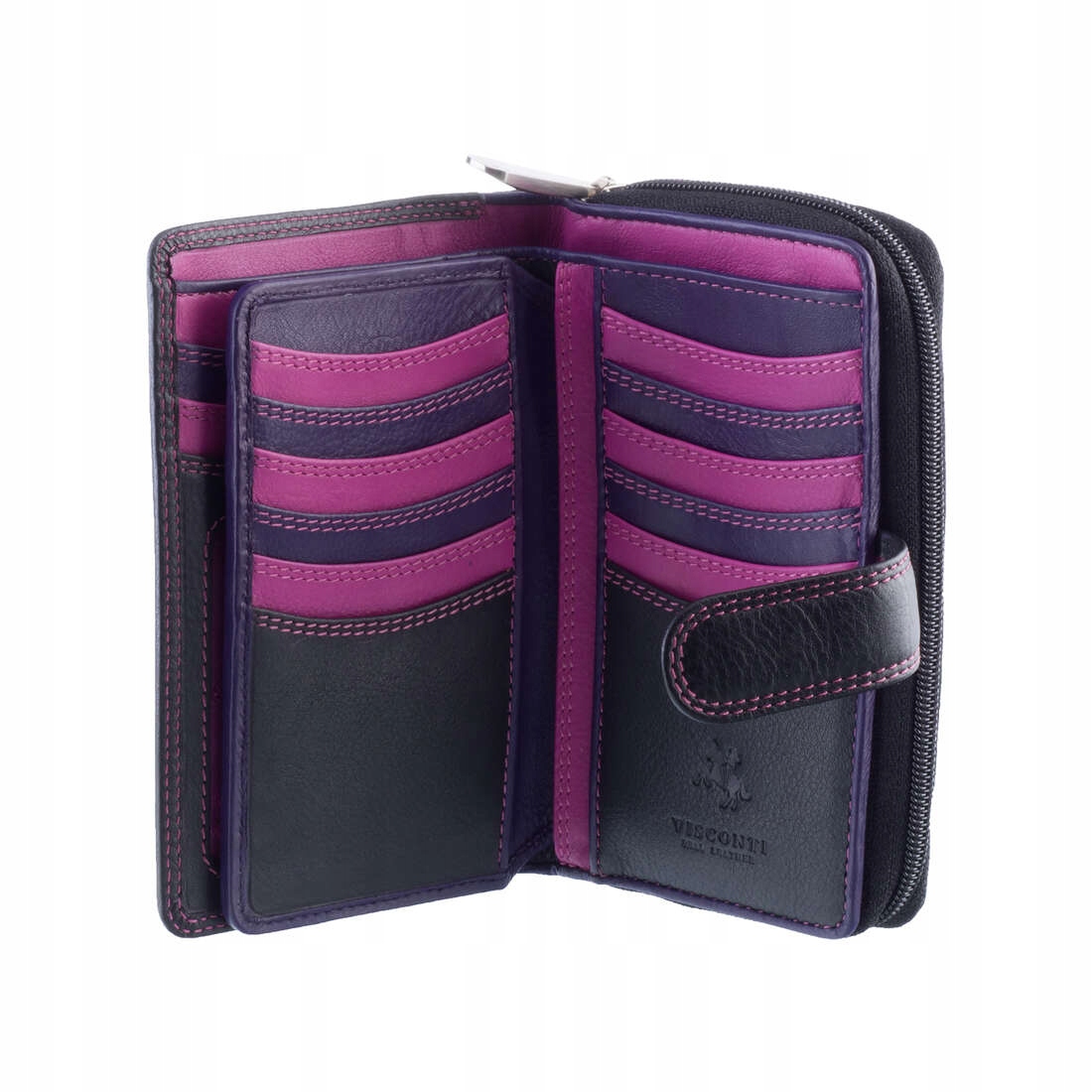 Kolorowy portfel damski Visconti R-13 RFID Marka Visconti