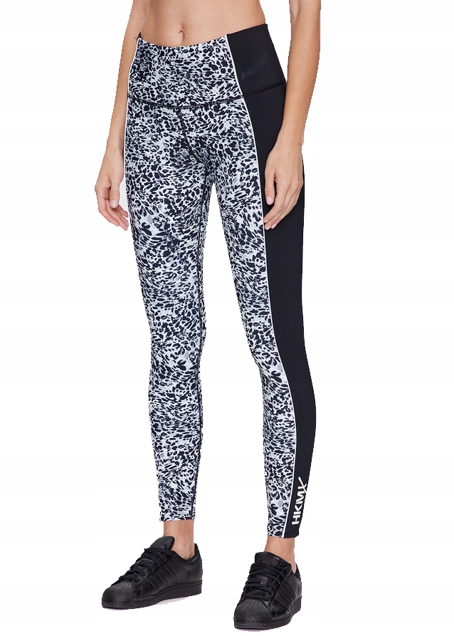 Hunkemoller legginsy sportowe w panterkę S 36