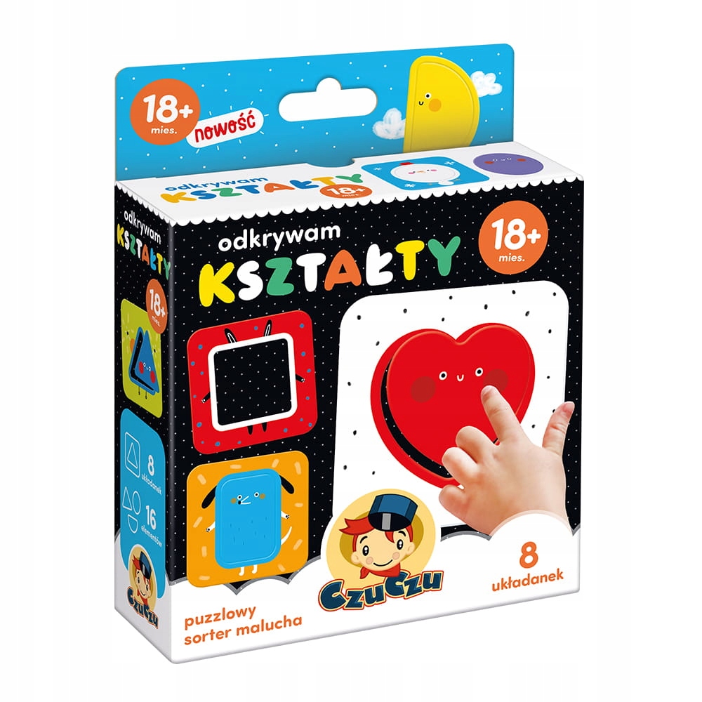 

Czuczu Odkrywam Kształty 18m+ Pierwsze Puzzle