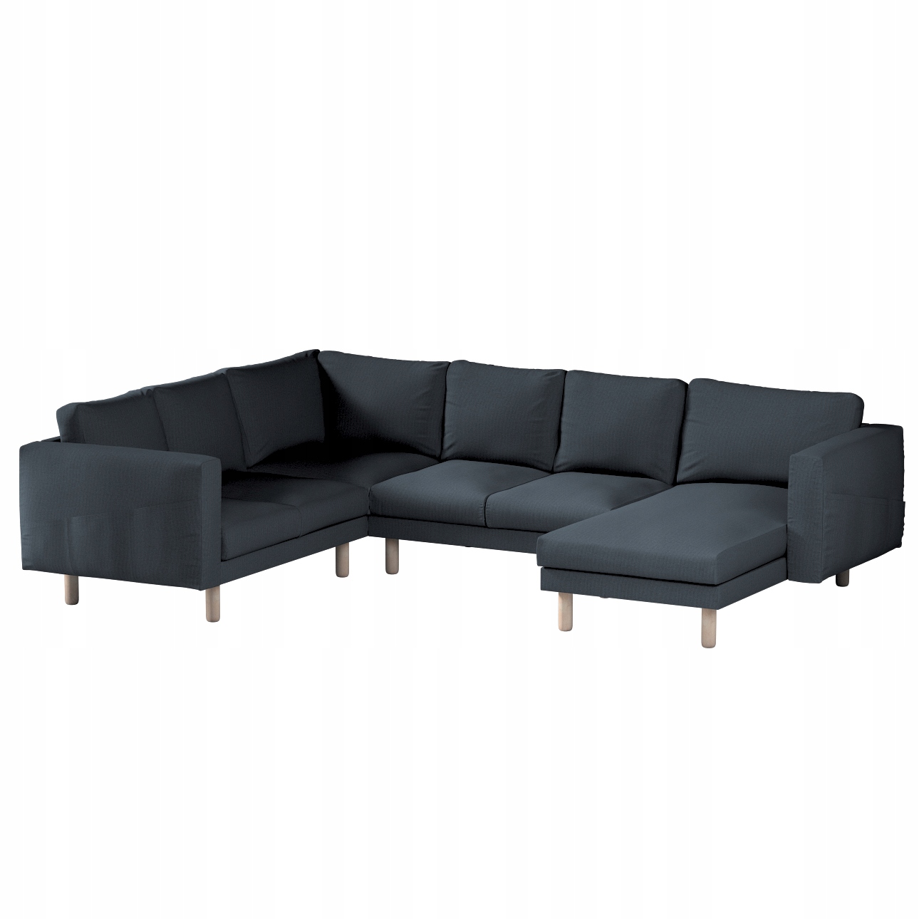 Dekoria Poťah na 5-miestnu pohovku Norsborg od Ikea, modrý