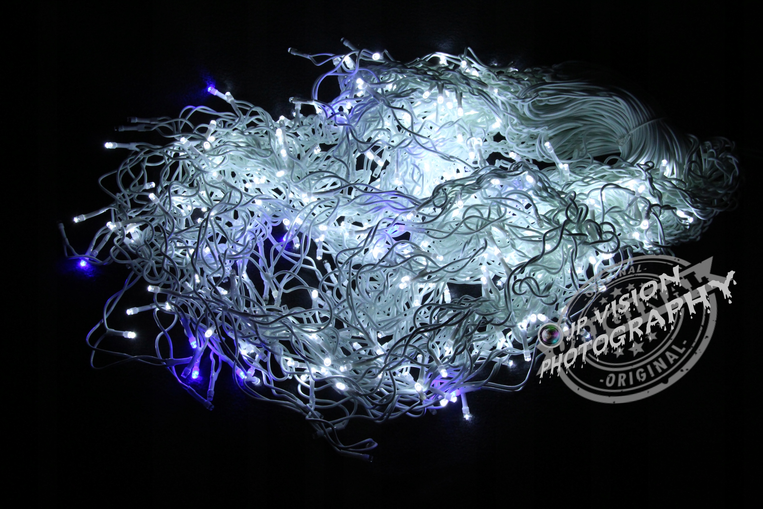 

Sople Lampki 200 Led Biały Niebieski Flash Zew