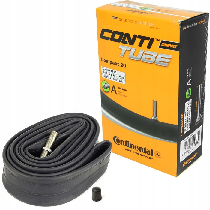 

Dętka Contintental 20x1,75 32/47-406 47-451 AV34mm