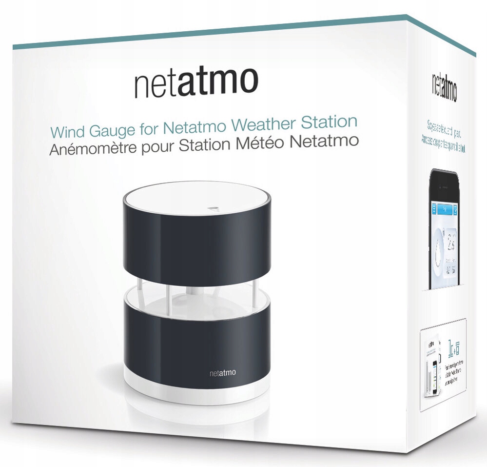 Wiatromierz NETATMO NWA01-WW Czarny Wi-Fi Marka Netatmo