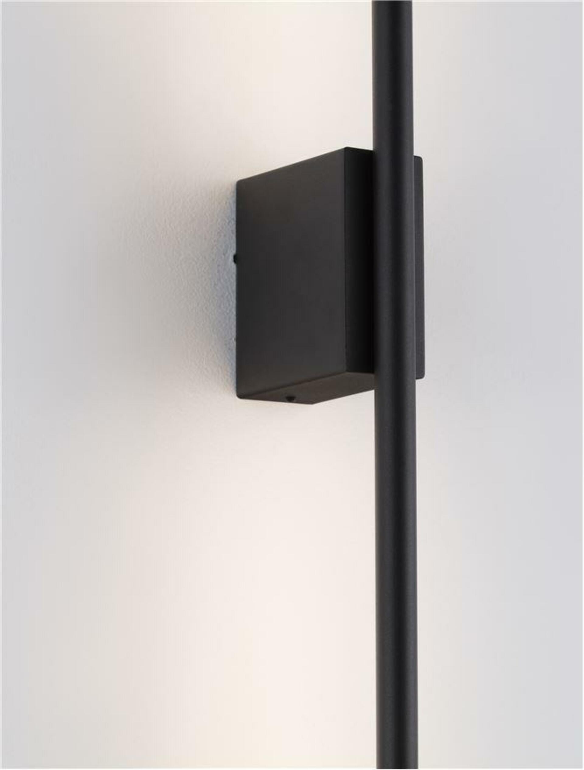 Nova Luce nástěnné svítidlo Aden Led 15W 3000K hliník černá 9081100
