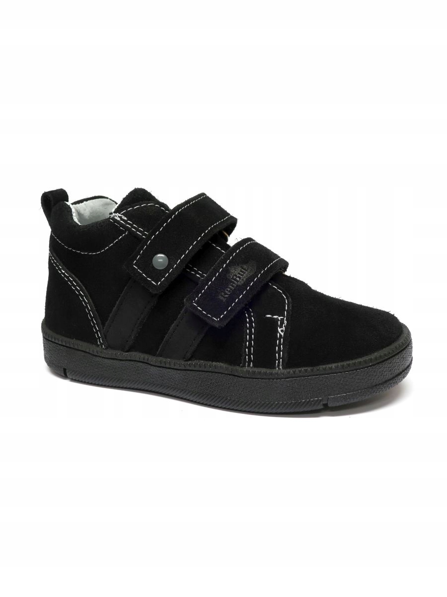 Chłopięce sneakersy z wysoką cholewką czarne Renbut, r. 28