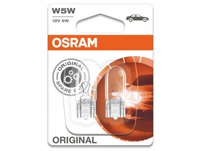 

Osram Żarówka Całoszklana W5W 2825-02B Duo
