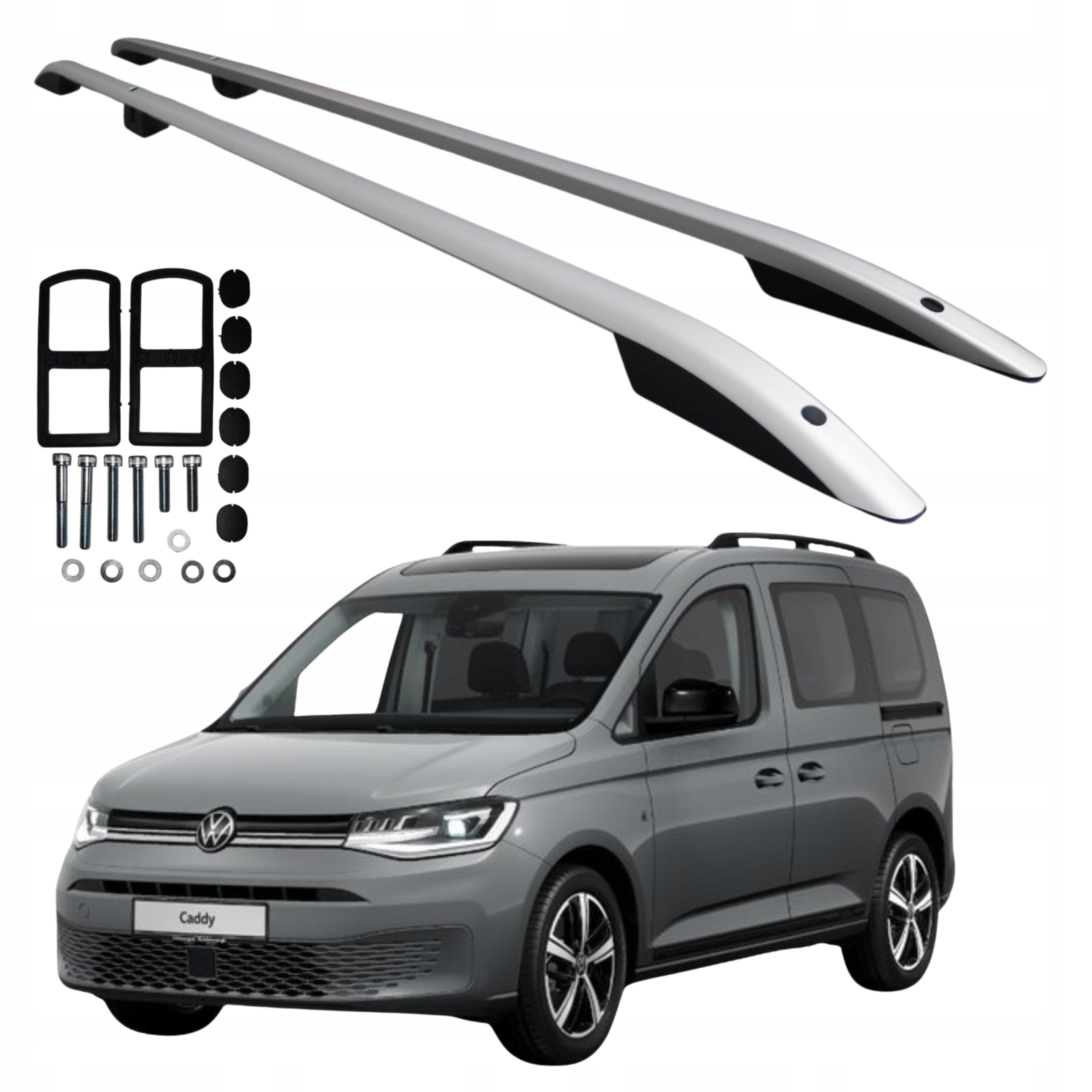Střešní nosiče Volkswagen Caddy Ford Transit Connect Long 2020 robustní